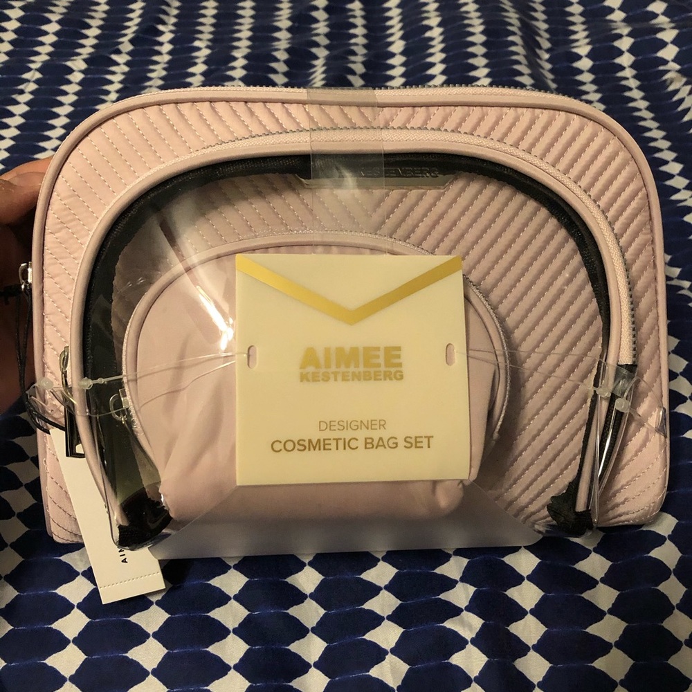 3 Piece Cosmetic Bag Set